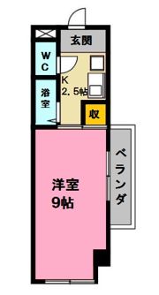 スカイレジデンスの間取り画像