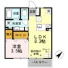 モンテローザ小待Bの間取り画像