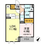 Dーroom泉崎一丁目の間取り画像