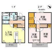 パルティール Ⅱの間取り画像