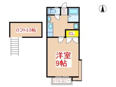 フェリオS Ⅰの間取り画像