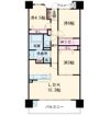 サーパス上之町ミッドレジデンスの間取り画像