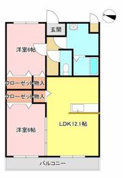 コーンハイツIIの間取り画像