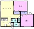 マグネットⅢの間取り画像