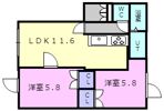 アピアーノAの間取り画像