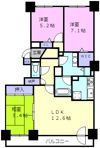 グランドール大東の間取り画像