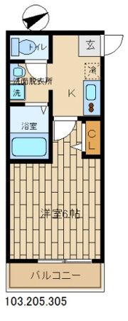プリマベーラ武蔵浦和の間取り画像