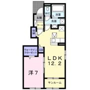 サウスコート Ⅱの間取り画像