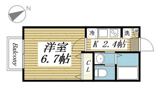 セカンドダウンの間取り画像