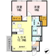 クローバーヒルズ Aの間取り画像