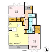 ピーノ・ポルト Cの間取り画像
