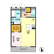 ヴィルクレール Ⅰの間取り画像