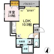 アナシエ神谷の間取り画像