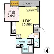 アナシエ神谷の間取り画像