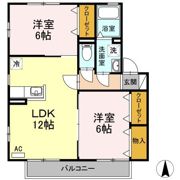 ヴィラ・クオーレ B棟の間取り画像