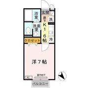 セジュール西代Ⅱの間取り画像