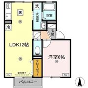 イーストヴィレッジ B棟の間取り画像