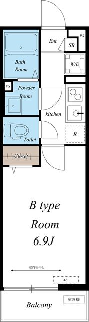 リブリ・パーチェ天台の間取り画像