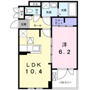 ラシーヌ・ヴェルテュ Aの間取り画像
