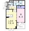 ラシーヌ・ヴェルテュ Aの間取り画像