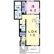 ローマ・アリエスDの間取り画像