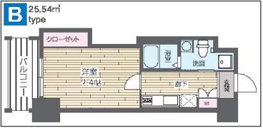 HF四条河原町レジデンスの間取り画像