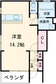 メルベーユ小泉の間取り画像