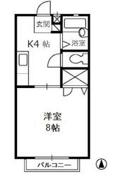 エスポワール都Ⅱ Eの間取り画像