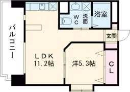 レジディア熊本辛島の間取り画像