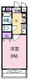 セイントの間取り画像