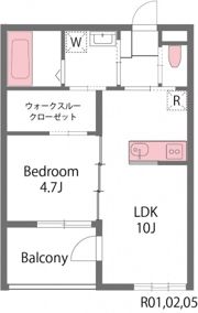 ウェルデンス熊谷B棟の間取り画像