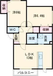 ラムズ千歳の間取り画像