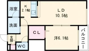 コンフォート澄川の間取り画像