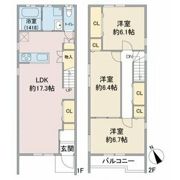 クレスト社が丘の間取り画像