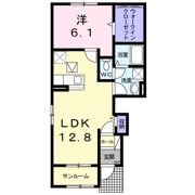 グランソレイユⅡの間取り画像