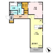 クレール白井の間取り画像