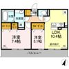 グランドュール Bの間取り画像