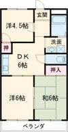 ベルテ不動丘の間取り画像