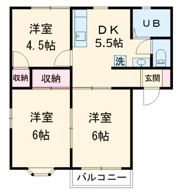 コーポ千刈の間取り画像