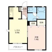 フルールⅠ番館の間取り画像