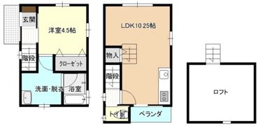 大須コート(戸建て)の間取り画像