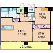 ベロフィオーレ宮之阪の間取り画像