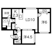 ブランシャールALAIN中の島の間取り画像
