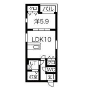 TRYⅠ鳥羽見の間取り画像