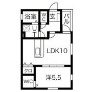 TRYⅠ鳥羽見の間取り画像