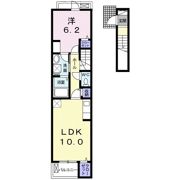 ドゥウェル シンフォニー Ⅱの間取り画像