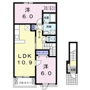バーントシェンナ Ⅰの間取り画像
