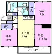グランドール桜木の間取り画像