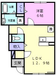 セジュール苫小牧の間取り画像