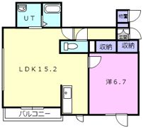 ヴィーナスヴィレッジⅥの間取り画像